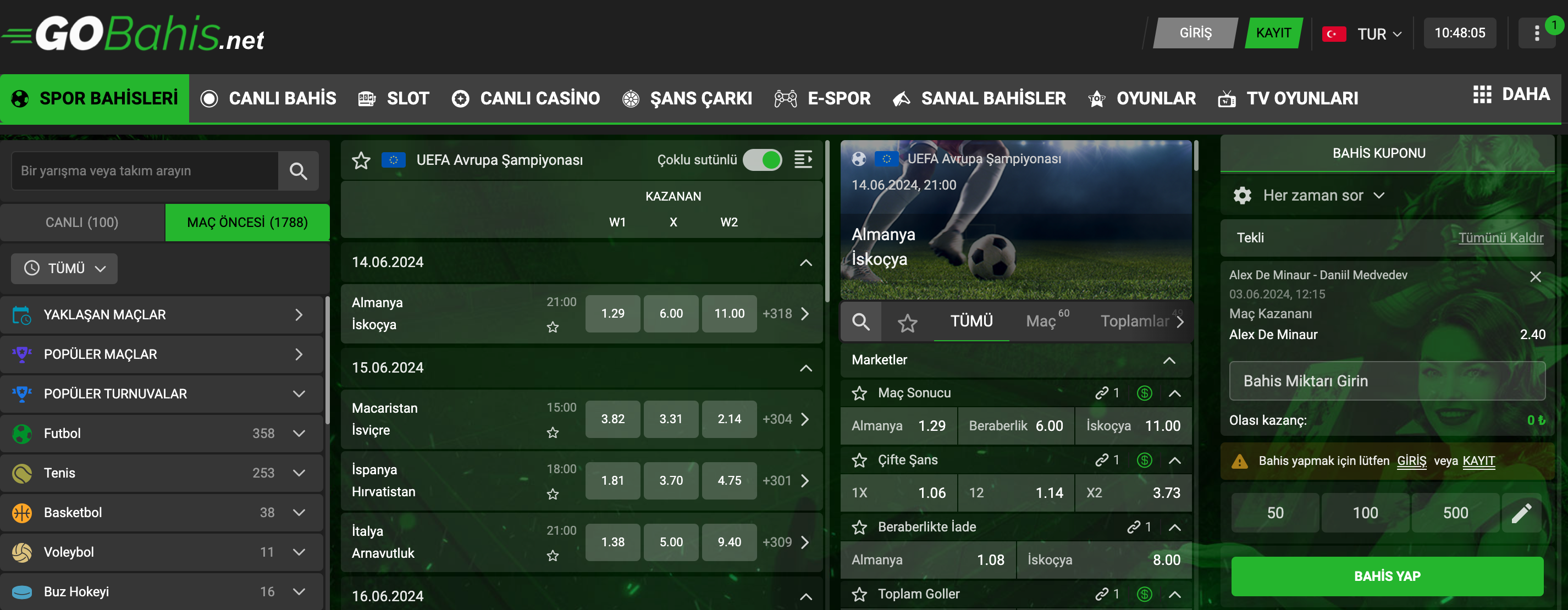 GOBahis Spor Bahisleri